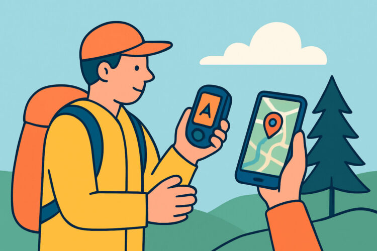 GPS-laitteet ja karttasovellukset retkellä